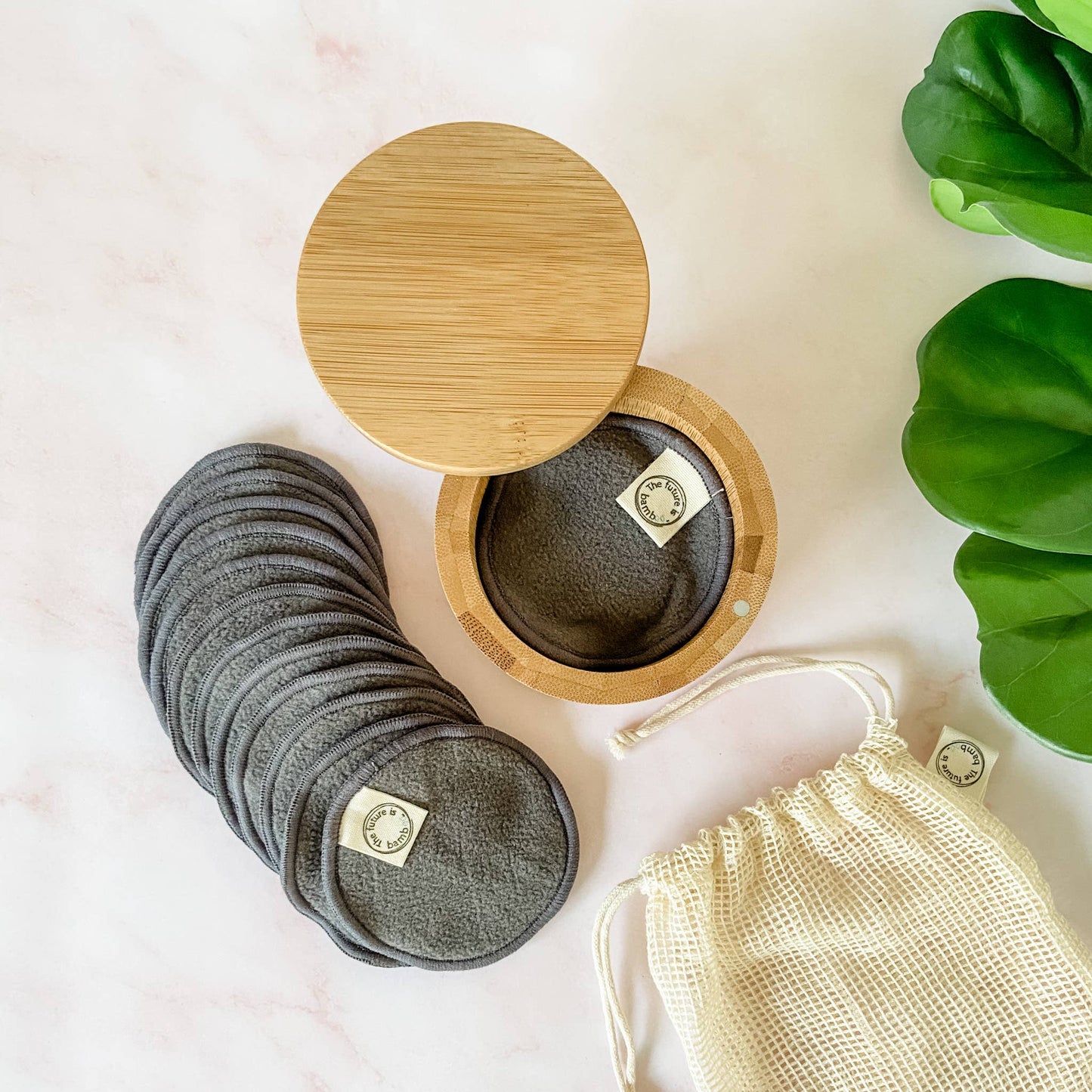 Bamboo Charcoal Facial Rounds - STARTER KIT