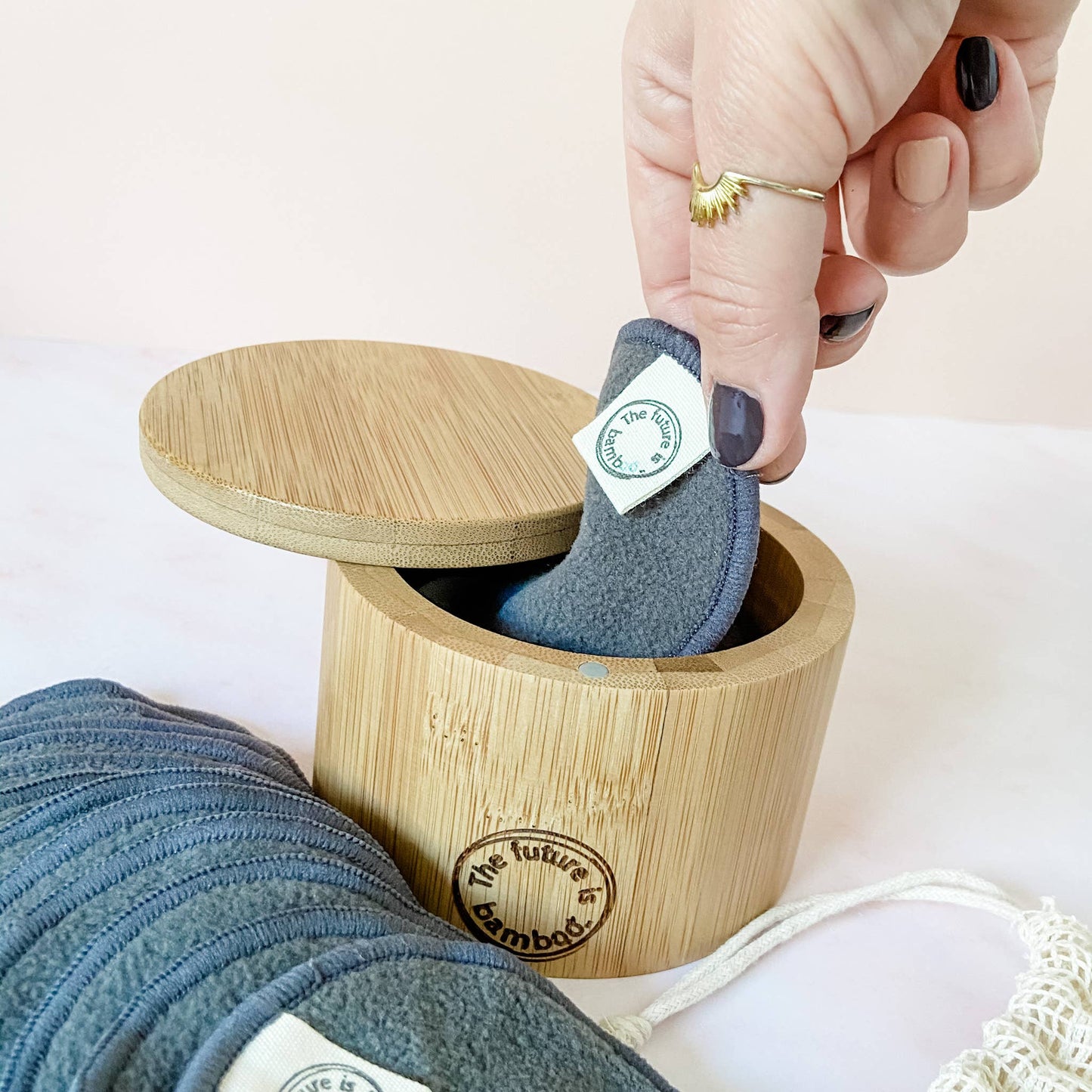 Bamboo Charcoal Facial Rounds - STARTER KIT