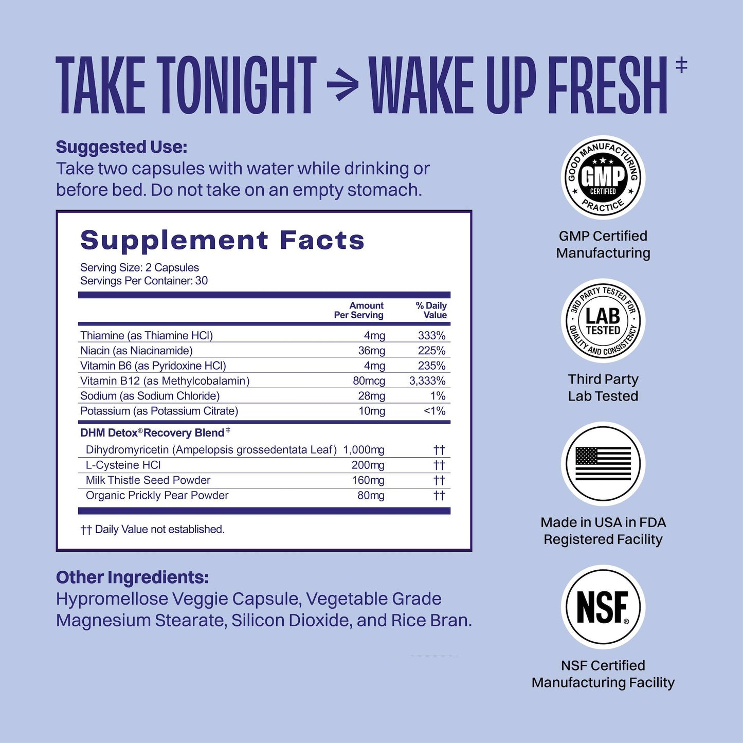 DHM Detox Recovery Blend