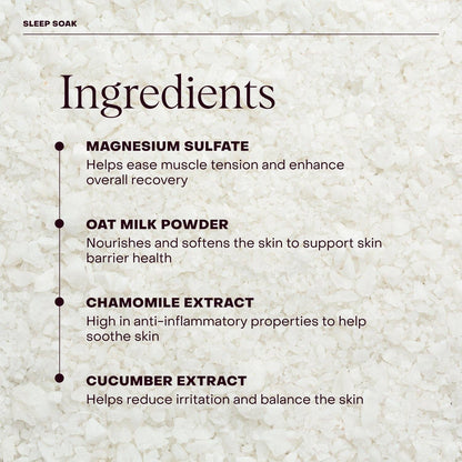 Sleep Soak Magnesium Bath Soak
